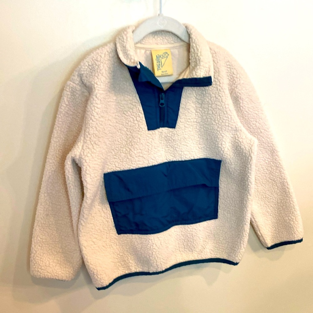 Kids Unisex Sherpa Pullover